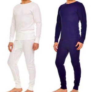 Men's 2 Piece Winter Thermal Top & Bottom Set (Sizes, S-2XL)
